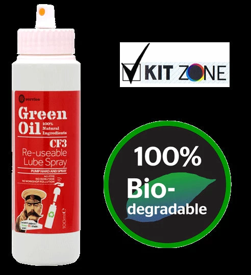 Tools Green Oil Chainlube CF3 Pump-Spray 100ml 1 Tools Green Oil Chainlube CF3 Pump-Spray 100ml