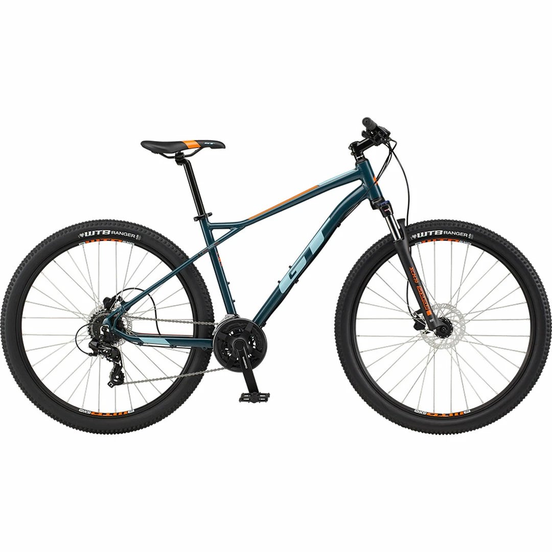 GT Aggressor Expert Mountain Bike Microshift Satin Slate Blue (2022) Bikes 1 GT Aggressor Expert Mountain Bike Microshift Satin Slate Blue (2022) Bikes