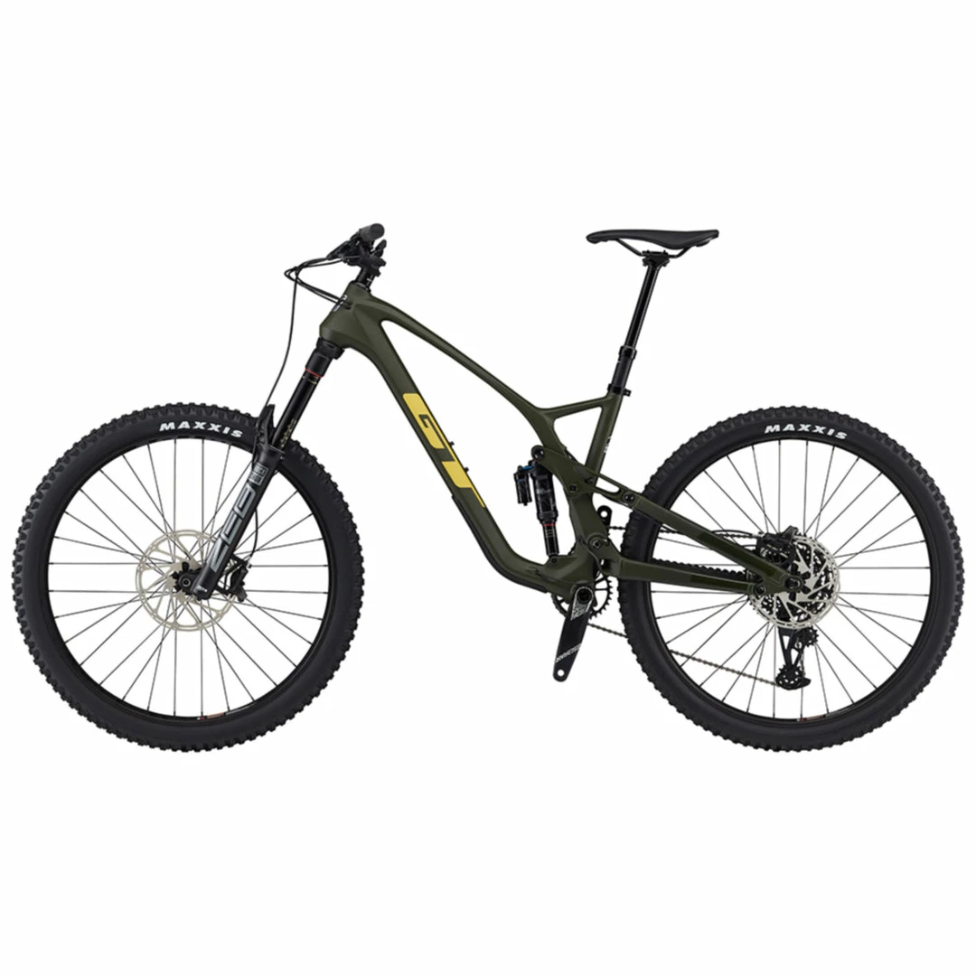 GT Force Carbon Pro Enduro Bike Satin Military Green (2022) 3 GT Force Carbon Pro Enduro Bike Satin Military Green (2022)
