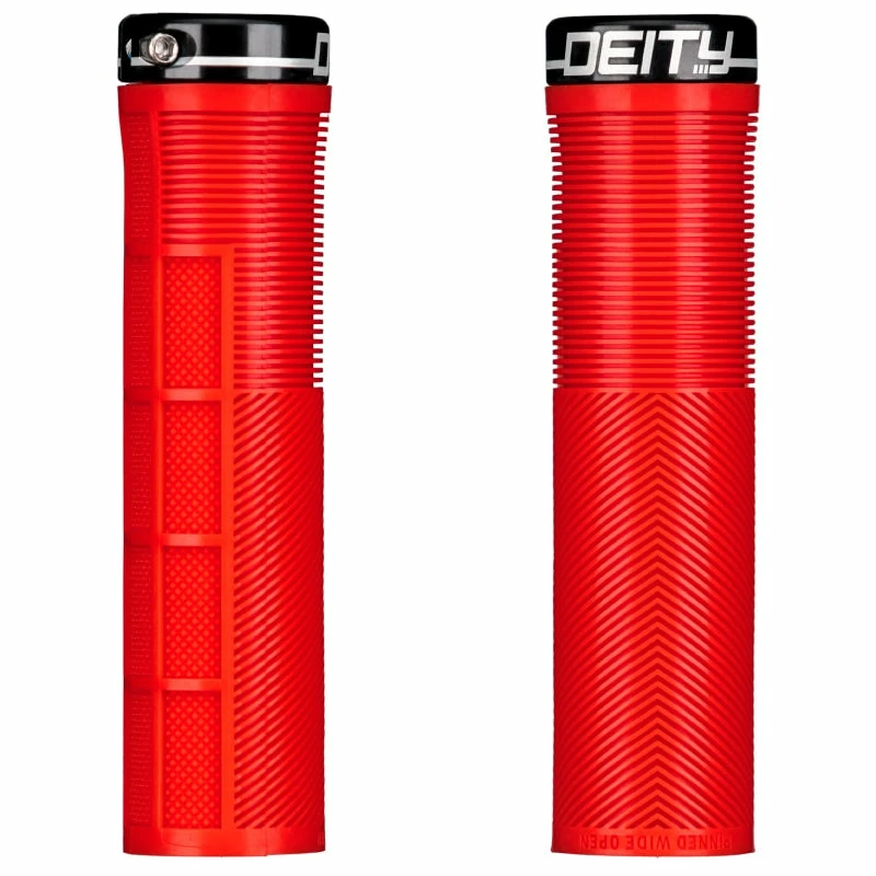 Deity Knuckleduster Lock-On Grips Red 1 Deity Knuckleduster Lock-On Grips Red