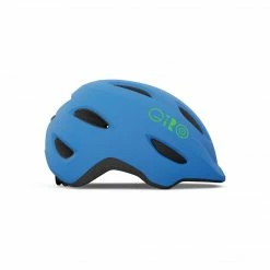 Helmets Giro Scamp Kids Helmet Matte Blue/Lime