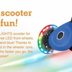 Globber Primo Lights Kids Scooter Blue 9 Globber Primo Lights Kids Scooter Blue