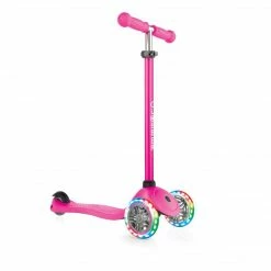 Globber Primo Lights Kids Scooter Pink