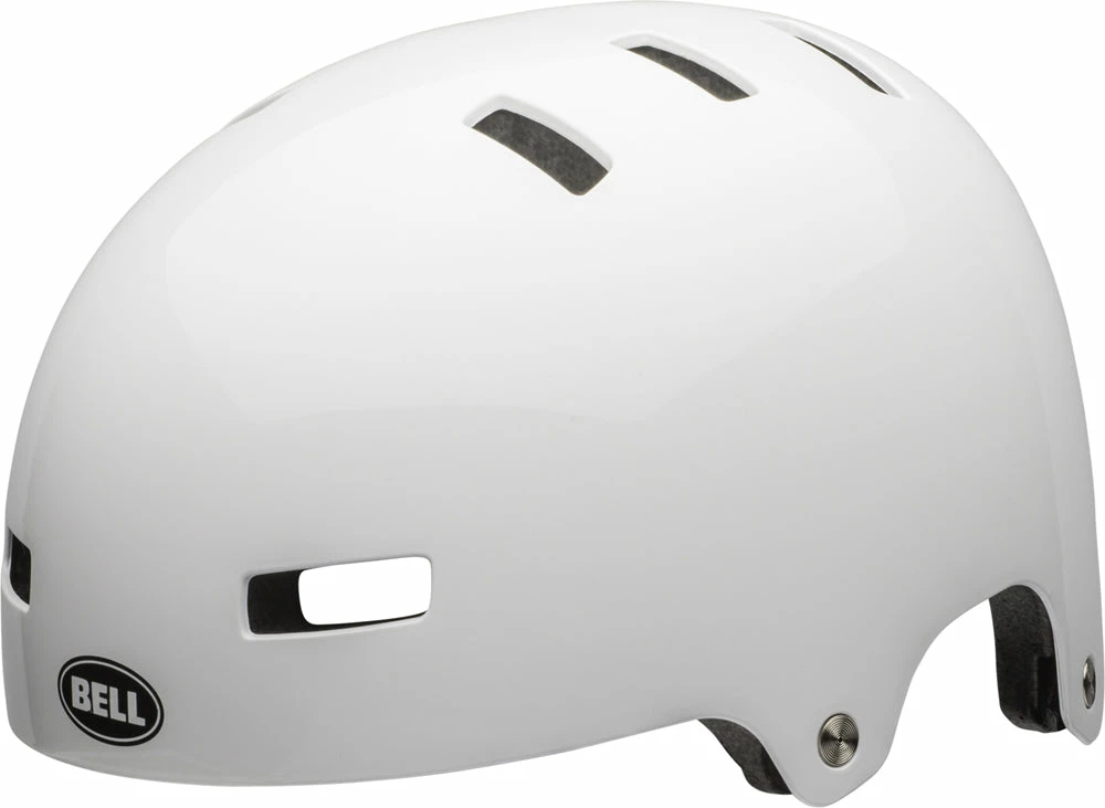 Bell Helmet Local Gloss White 1 Bell Helmet Local Gloss White