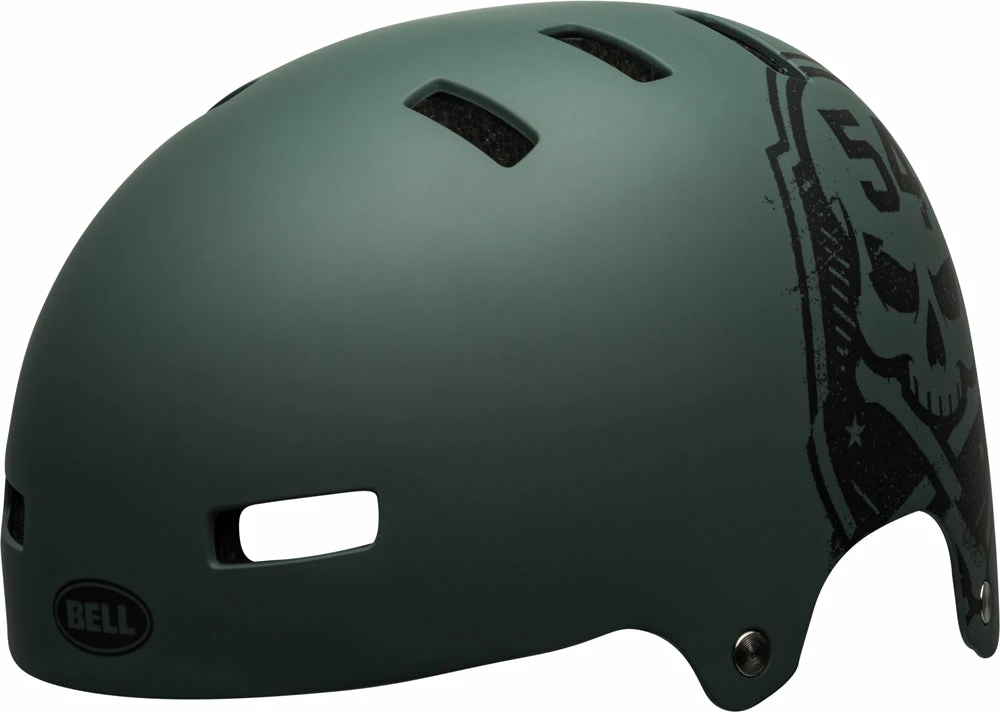 Helmets Bell Helmet Local Skull Green/Black 1 Helmets Bell Helmet Local Skull Green/Black