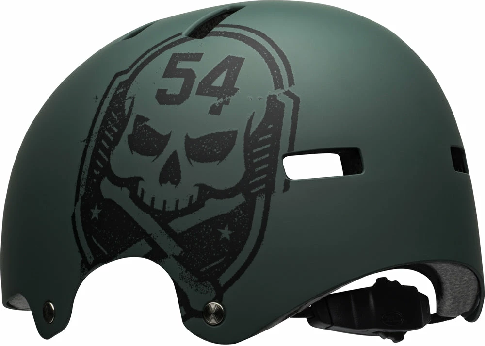 Helmets Bell Helmet Local Skull Green/Black 3 Helmets Bell Helmet Local Skull Green/Black