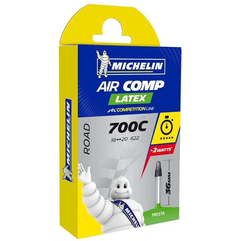 Michelin Tube 700 X 23 Latex Aircomp 60mm FV 1 Michelin Tube 700 X 23 Latex Aircomp 60mm FV