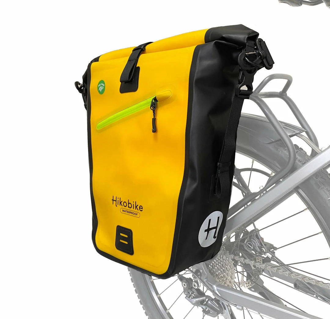 Hiko Waterproof Pannier Bag Yellow 1 Hiko Waterproof Pannier Bag Yellow