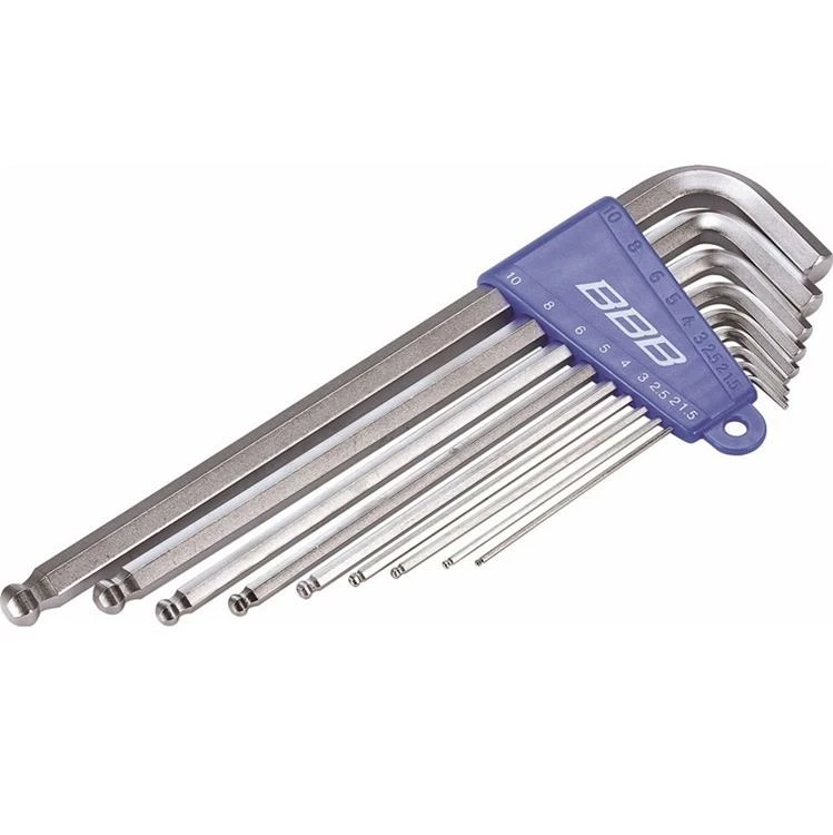 Parts & Maintenance BBB HexSet 9pc L-Shape Hex Key Set 1 Parts & Maintenance BBB HexSet 9pc L-Shape Hex Key Set