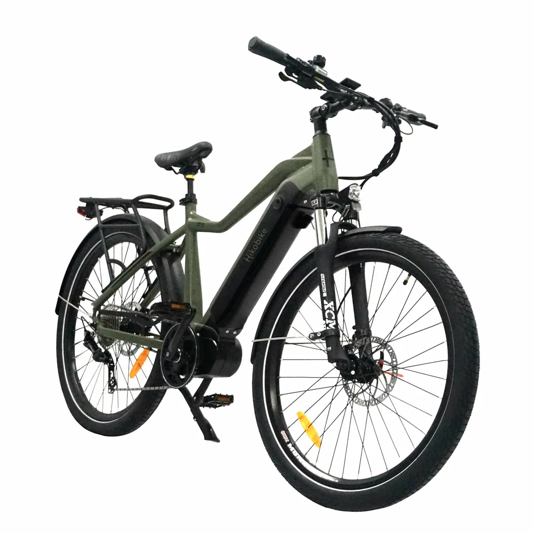 Hiko Ascent Electric Bike 624Wh Battery Olive Green (2022) Bikes 2 Hiko Ascent Electric Bike 624Wh Battery Olive Green (2022) Bikes
