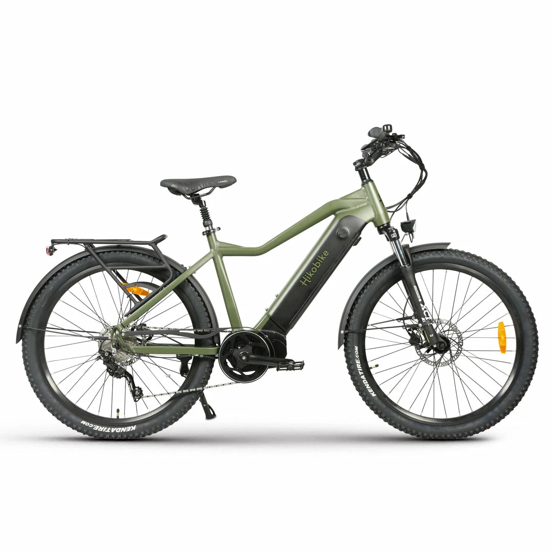 Hiko Ascent Electric Hybrid Bike 672Wh Battery Olive Green (2022) Bikes 3 Hiko Ascent Electric Hybrid Bike 672Wh Battery Olive Green (2022) Bikes