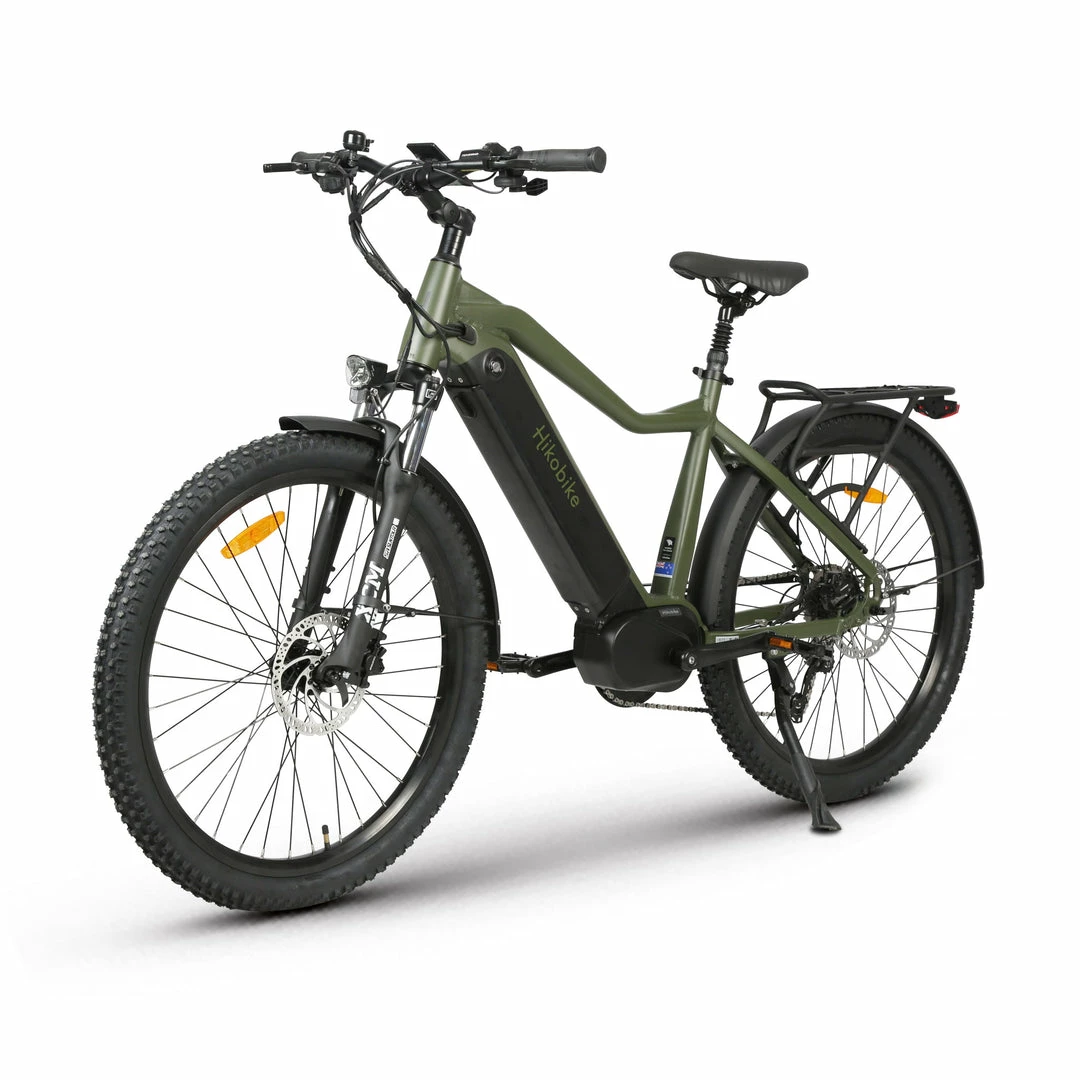 Hiko Ascent Electric Hybrid Bike 672Wh Battery Olive Green (2022) Bikes 2 Hiko Ascent Electric Hybrid Bike 672Wh Battery Olive Green (2022) Bikes