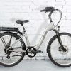 Hiko City Electric Hybrid Bike 10.4AH Battery Silver