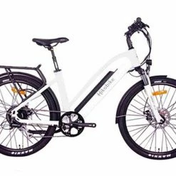 Hiko Pulse 26" Wheel Electric Hybrid Bike 13AH Battery White Bikes