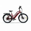 Hiko Pulse 26" Wheel Electric Hybrid Bike 500Wh Battery Red Bikes