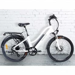 Bikes Hiko Pulse 26" Wheel Electric Hybrid Bike 500Wh Battery White