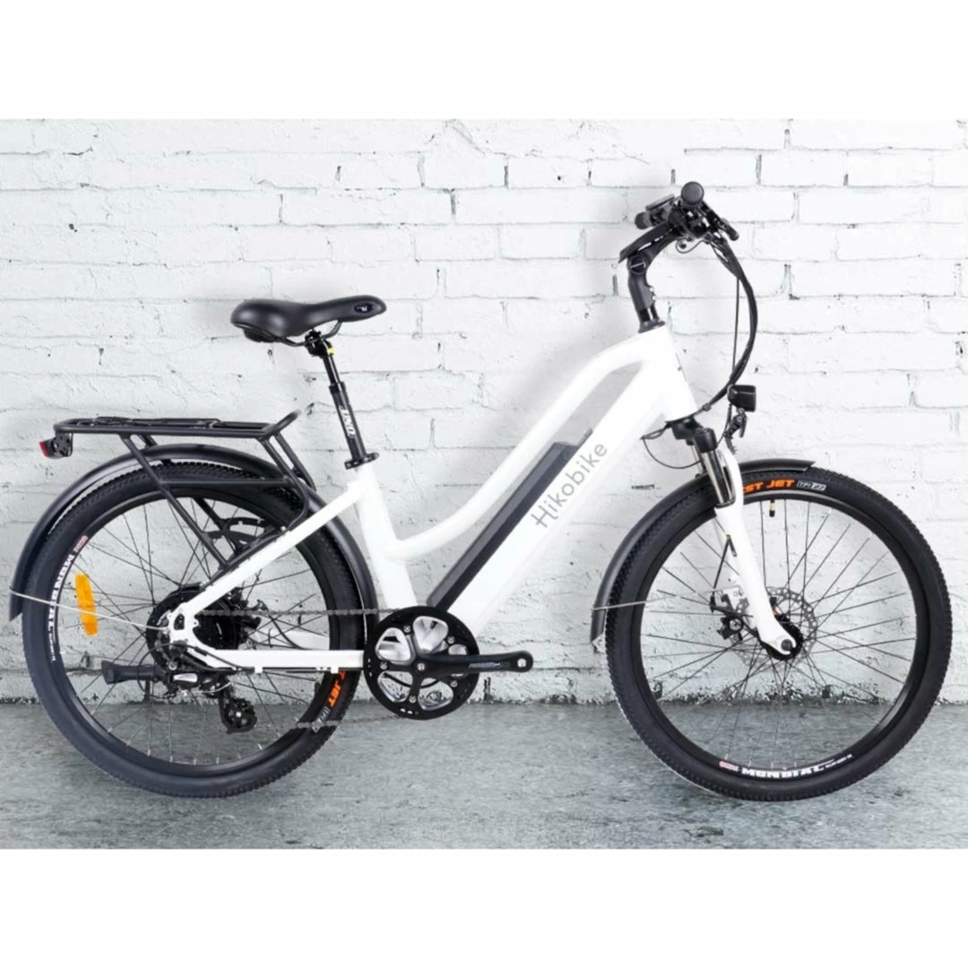 Bikes Hiko Pulse 26" Wheel Electric Hybrid Bike 500Wh Battery White 1 Bikes Hiko Pulse 26" Wheel Electric Hybrid Bike 500Wh Battery White