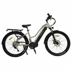 Hiko Rangler Electric Hybrid Bike 672Wh Battery Iridium Silver (2022) Bikes