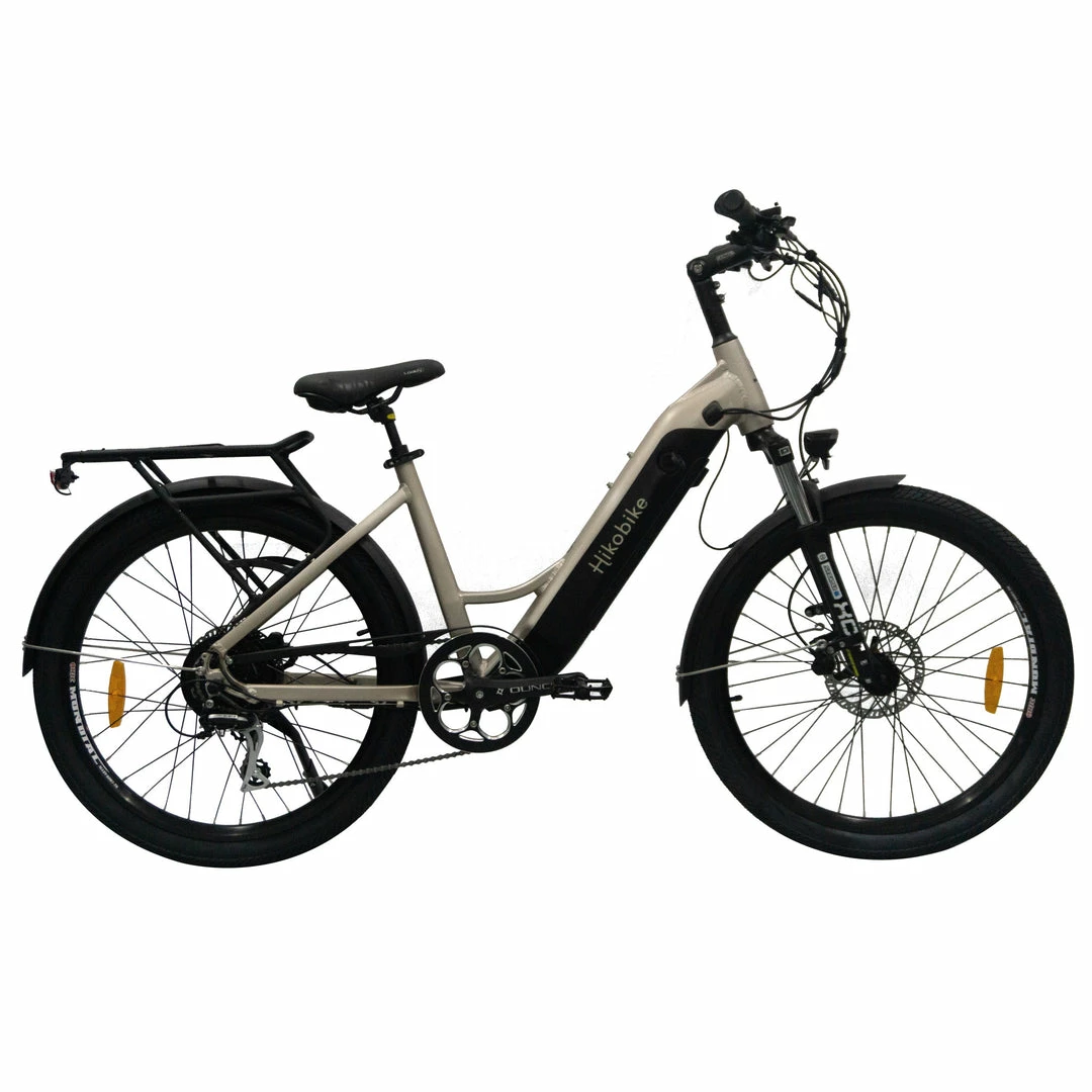 Hiko Scout Electric Bike 557Wh Battery Iridium Silver (2022) 1 Hiko Scout Electric Bike 557Wh Battery Iridium Silver (2022)