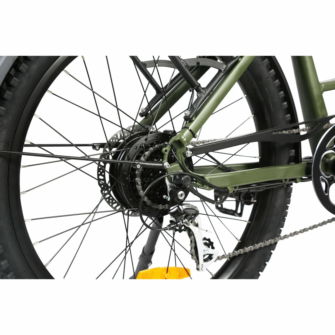 Hiko Scout Electric Hybrid Bike 500Wh Battery Olive (2022) Bikes 6 Hiko Scout Electric Hybrid Bike 500Wh Battery Olive (2022) Bikes