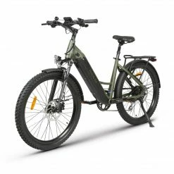 Bikes Hiko Scout Electric Hybrid Bike 672Wh Battery Olive (2022)