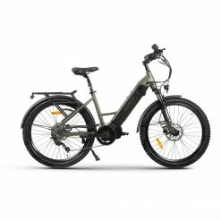 Hiko Vibe Electric Hybrid Bike 672Wh Battery Olive (2022) 9 Hiko Vibe Electric Hybrid Bike 672Wh Battery Olive (2022)