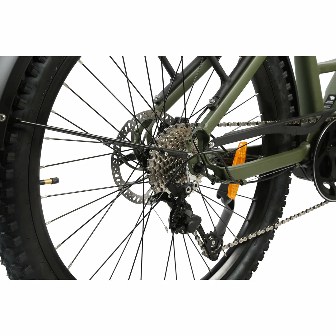 Hiko Vibe Electric Hybrid Bike 672Wh Battery Olive (2022) 6 Hiko Vibe Electric Hybrid Bike 672Wh Battery Olive (2022)