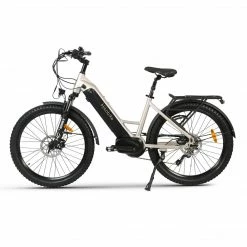 Bikes Hiko Vibe Electric Hybrid Bike 672Wh Battery Silver (2022)