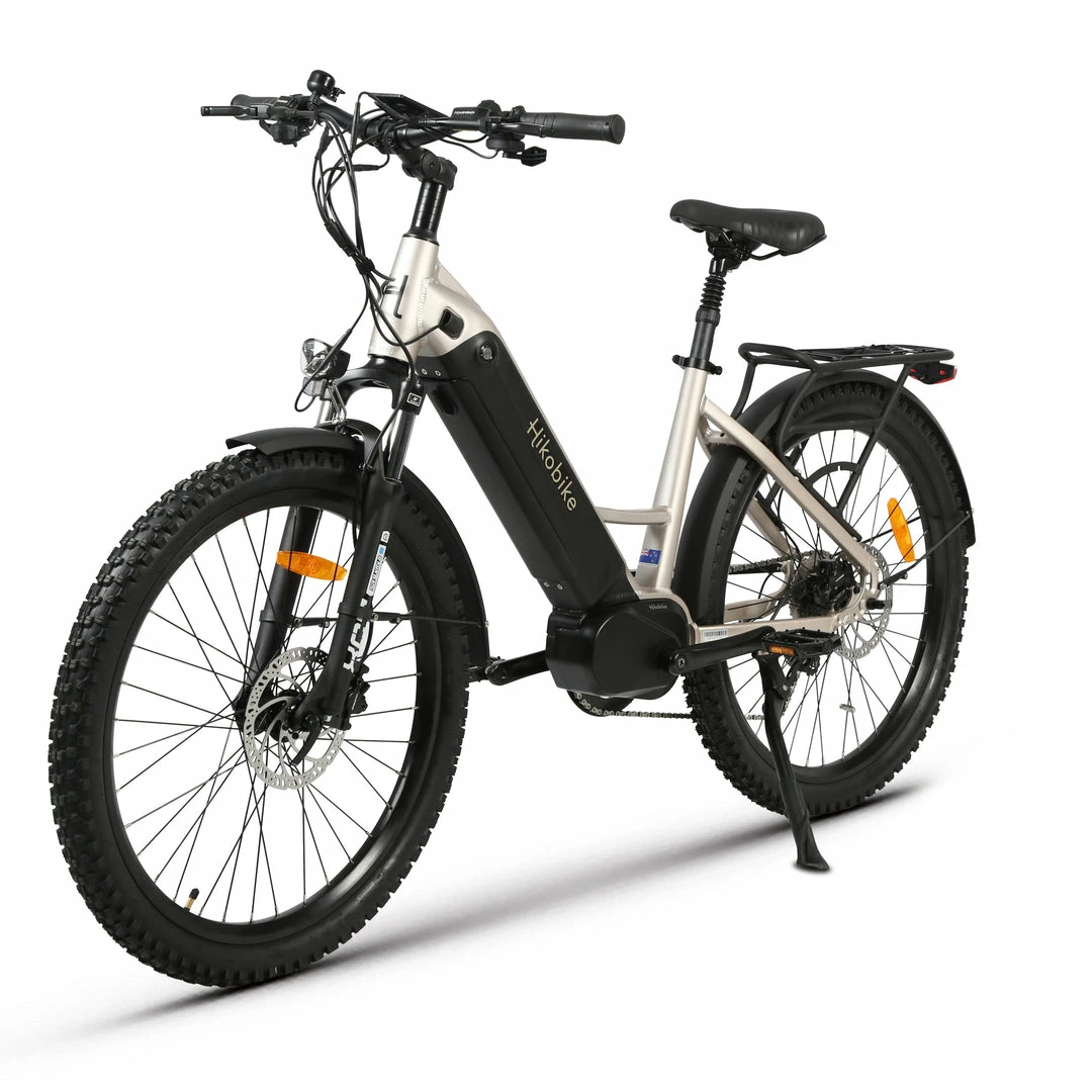 Bikes Hiko Vibe Electric Hybrid Bike 672Wh Battery Silver (2022) 2 Bikes Hiko Vibe Electric Hybrid Bike 672Wh Battery Silver (2022)