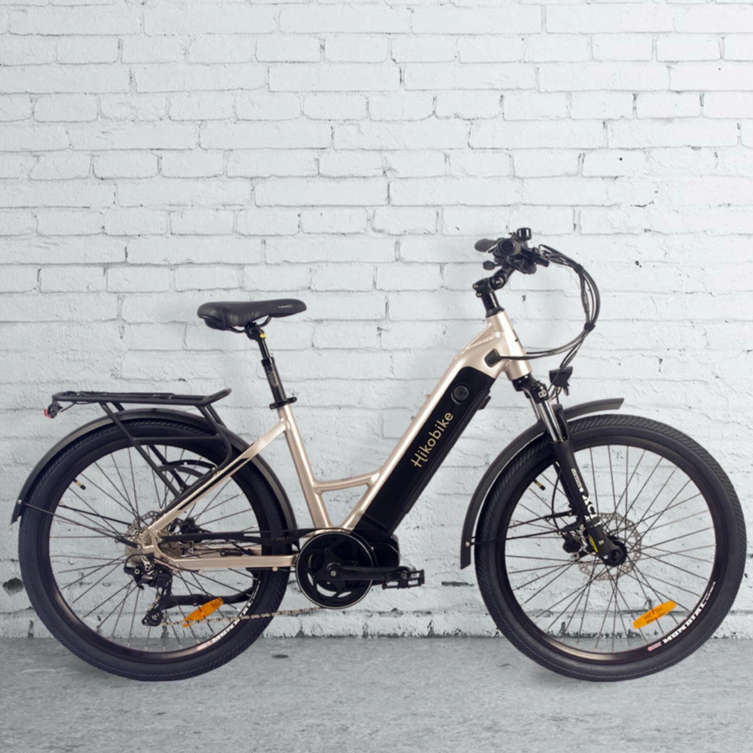 Bikes Hiko Vibe Electric Hybrid Bike 672Wh Battery Silver (2022) 3 Bikes Hiko Vibe Electric Hybrid Bike 672Wh Battery Silver (2022)