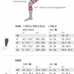 G-Form Knee-Shin Guard Pro-X Adlt Red L Apparel