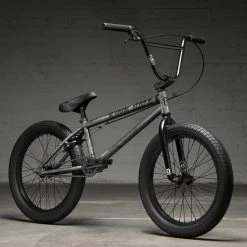 Kink Curb BMX Bike Matte Brushed Silver (2022)