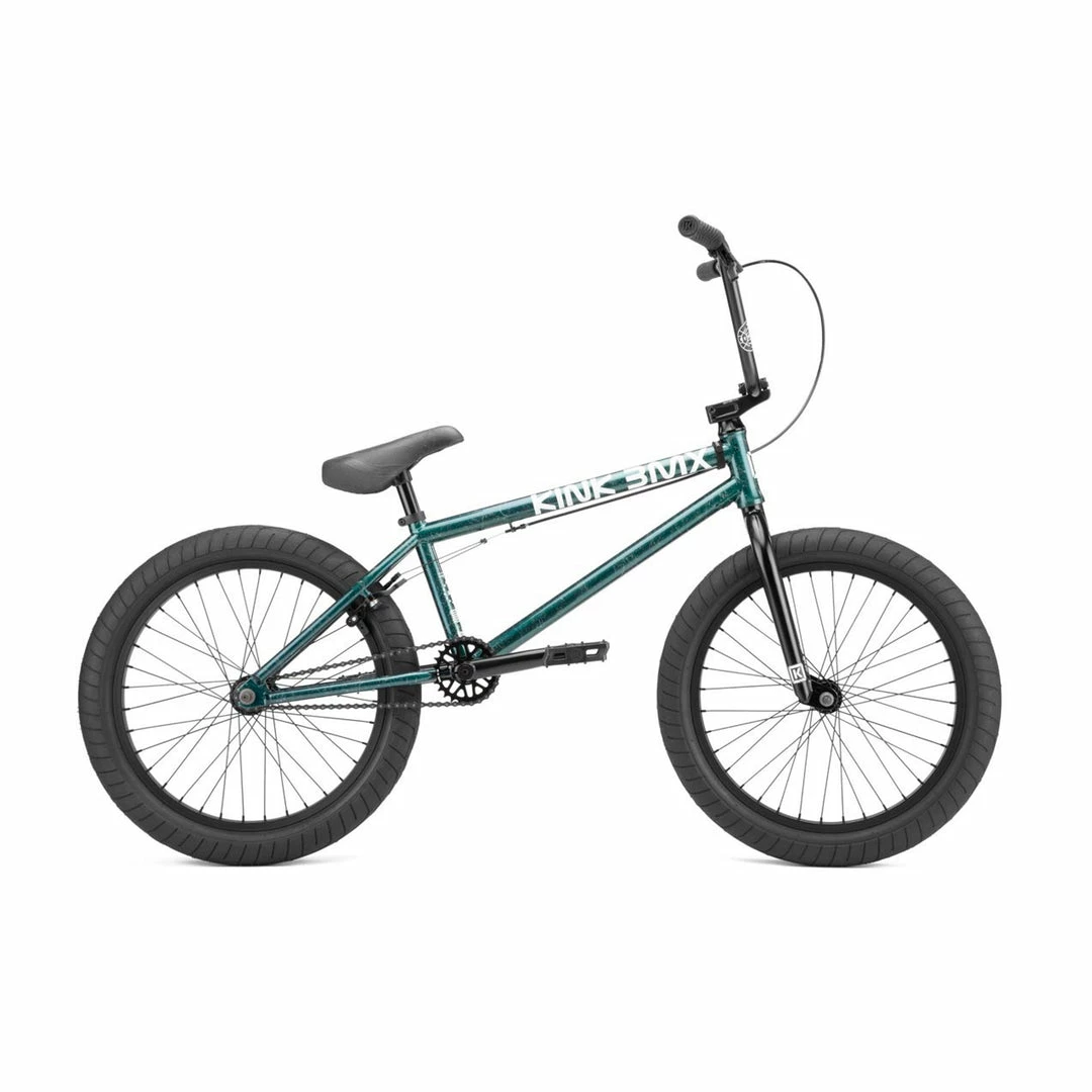 Kink Launch BMX Bike Gloss Galaxy Green (2022) 1 Kink Launch BMX Bike Gloss Galaxy Green (2022)