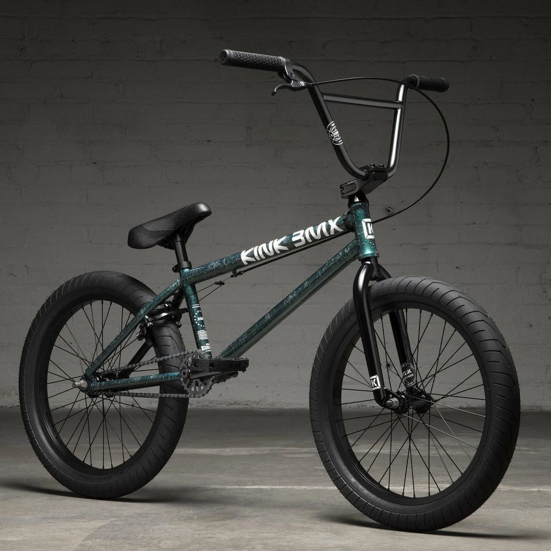 Kink Launch BMX Bike Gloss Galaxy Green (2022) 2 Kink Launch BMX Bike Gloss Galaxy Green (2022)