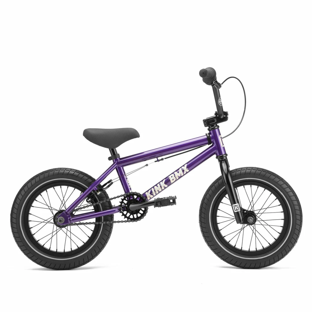 Kink Pump 14" Kids BMX Bike Gloss Digital Purple (2022) Bikes 1 Kink Pump 14" Kids BMX Bike Gloss Digital Purple (2022) Bikes