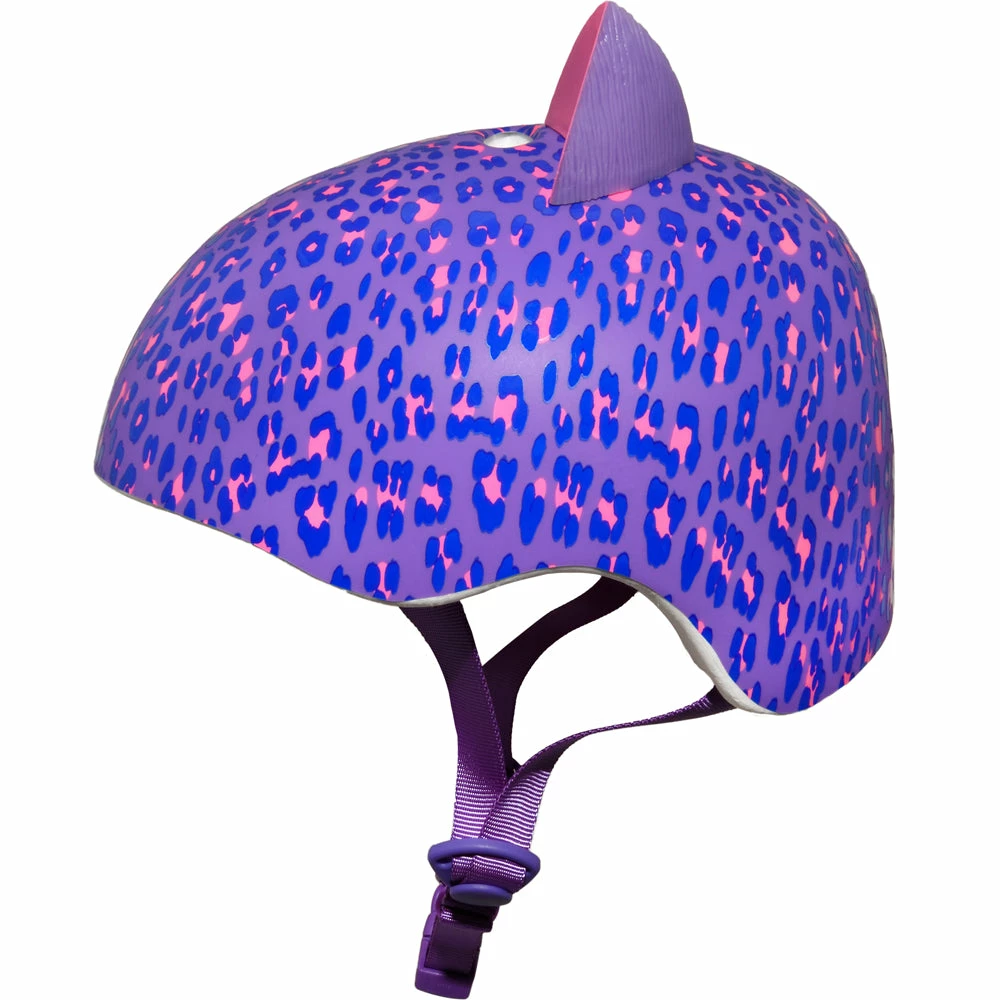 C-Preme Helmets Krash Leopard Kitty Youth Helmet Purple 3 C-Preme Helmets Krash Leopard Kitty Youth Helmet Purple