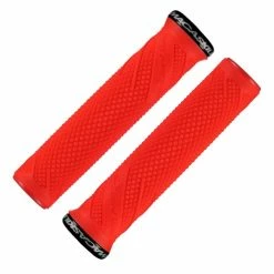 Lizard Skins Handlebar Grips Macaskill Lock-On Red