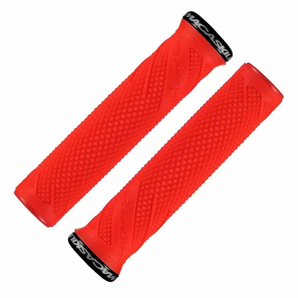 Lizard Skins Handlebar Grips Macaskill Lock-On Red 1 Lizard Skins Handlebar Grips Macaskill Lock-On Red