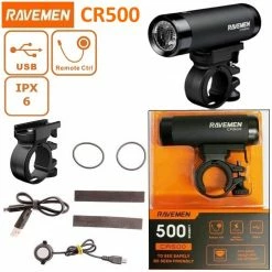 Ravemen CR500 USB Front Light 500 Lumens Bike Essentials