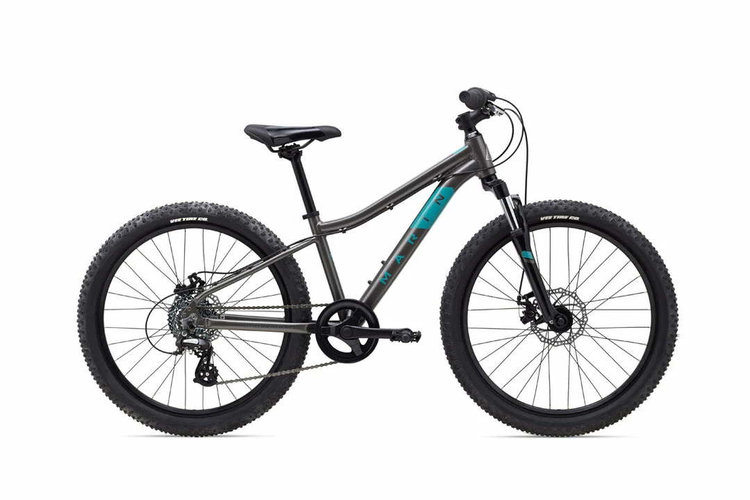 Marin Bayview Trail Kids Mountain Bike Charcoal/Teal 1 Marin Bayview Trail Kids Mountain Bike Charcoal/Teal