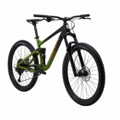 Bikes Marin Rift Zone 1 Trail Bike Gloss Black/Green With Orange (2022)