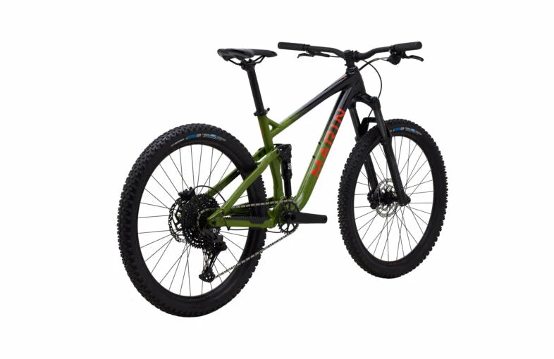 Bikes Marin Rift Zone 1 Trail Bike Gloss Black/Green With Orange (2022) 3 Bikes Marin Rift Zone 1 Trail Bike Gloss Black/Green With Orange (2022)