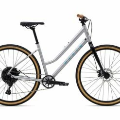 Marin Kentfield 2 ST Hybrid Bike Gloss Chrome/Teal (2022)