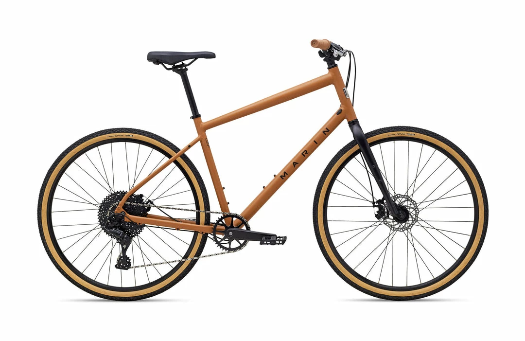 Marin Kentfield 2 Hybrid Bike Tan/Black (2022) 1 Marin Kentfield 2 Hybrid Bike Tan/Black (2022)
