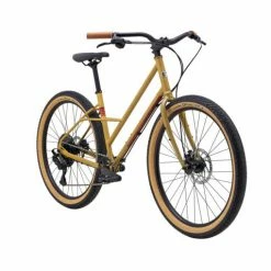 Marin Larkspur 1 Hybrid Bike Gloss Yellow/Red (2022) Bikes