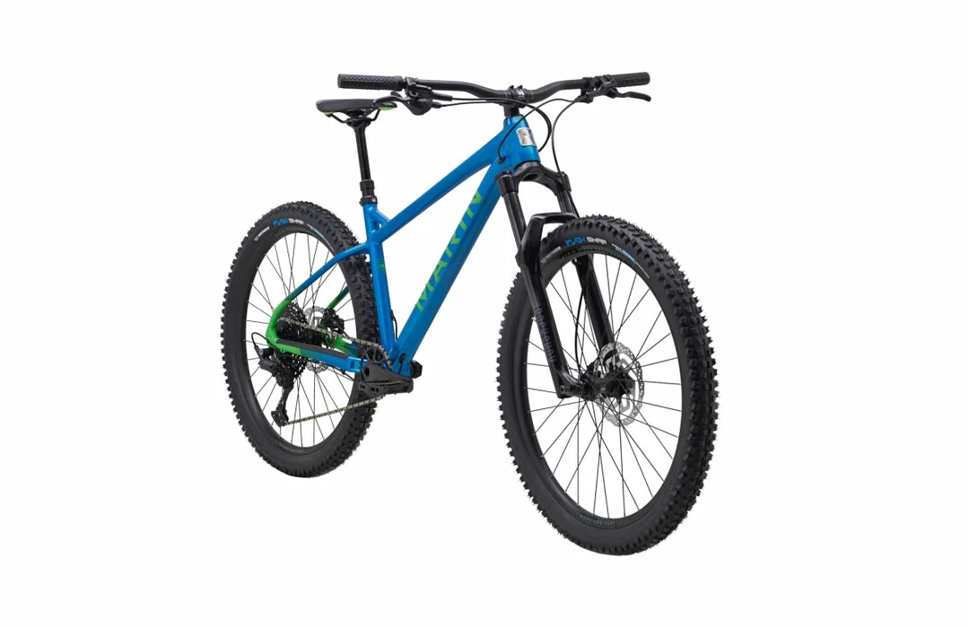 Bikes Marin San Quentin 2 Hardtail Mountain Bike Gloss Blue/Green (2022) 2 Bikes Marin San Quentin 2 Hardtail Mountain Bike Gloss Blue/Green (2022)