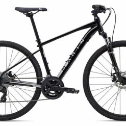 Marin San Rafael DS1 Hybrid Bike Gloss Black (2022) Bikes
