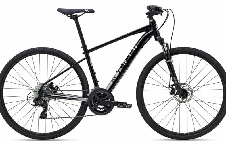 Marin San Rafael DS1 Hybrid Bike Gloss Black (2022) Bikes 1 Marin San Rafael DS1 Hybrid Bike Gloss Black (2022) Bikes