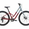 Marin Stinson 1 ST Hybrid Bike Gloss Maroon/Grey (2022) Bikes