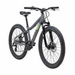 Bikes Marin Bayview Trail 24" Kids Mountain Bike Grey/Mint